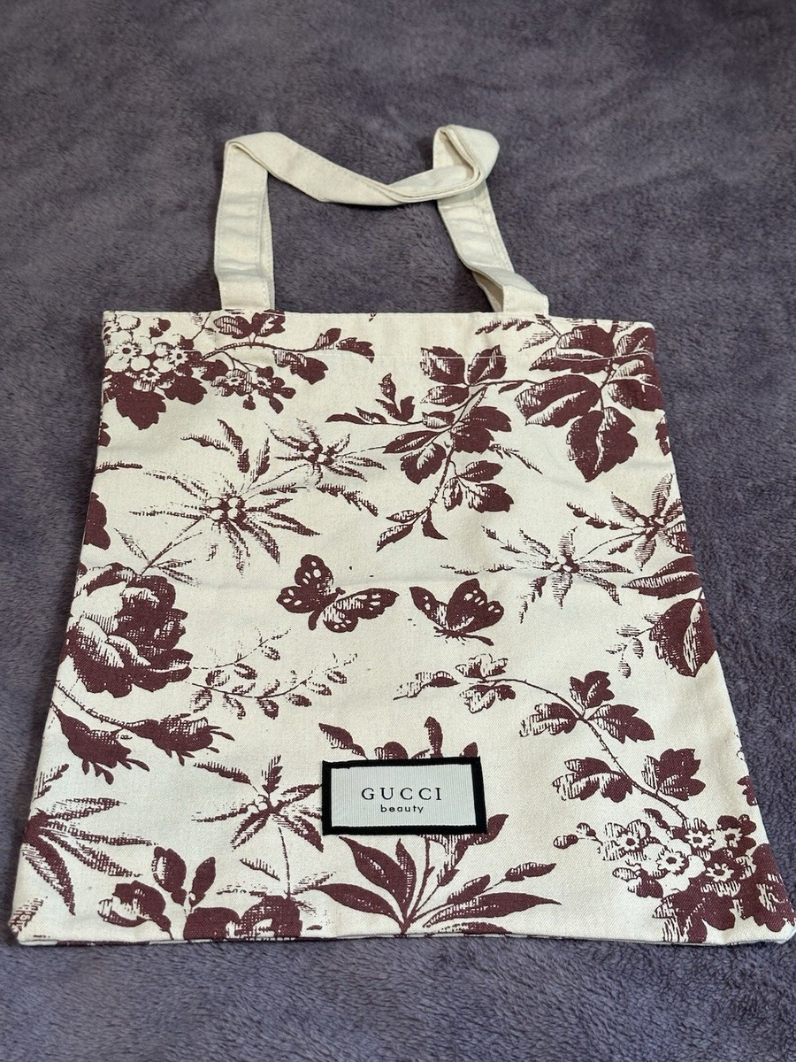 Gucci Beauty Novelty Cotton Tote Brand New Bag Floral Print