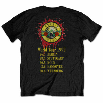 GUNS N' ROSES - Use Your Illusion World Tour 1992 T-Shirt GUNS N' ROSES - Use Your Illusion World Tour 1992 T-Shirt