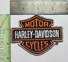 Motor Harley Iron Sew On Patch Embroidered Badge Applique HTF NEW