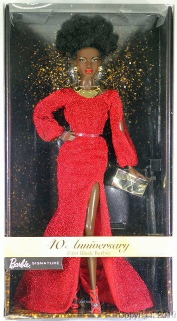 40th anniversary black barbie