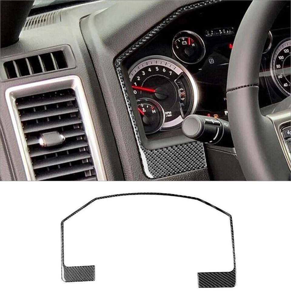 Kit de cubierta interior completo de fibra de carbono 61 piezas para RAM 1500 2013-2015 Foto 2 de 4