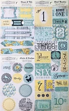 Authentique Renew Components 3 double sided die cuts - NEW