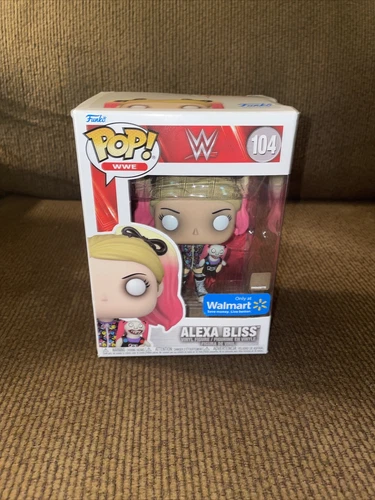 NEW Funko Pop Vinyl Figure WWE Walmart Exclusive Alexa Bliss  # 104 w/doll