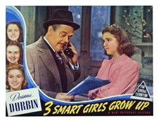 Three Smart Girls Grow Up lobby card Charles Winninger Deanna 1939 OLD PHOTO