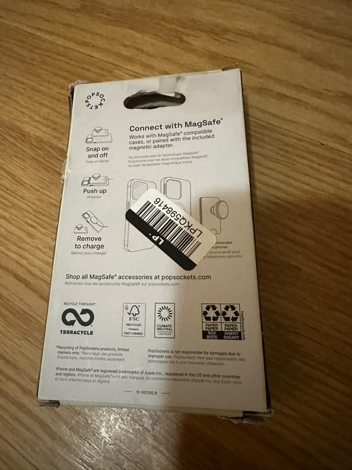 PopSockets Magnetic Phone Wallet with Grip and MagSafe, Magnetic ...