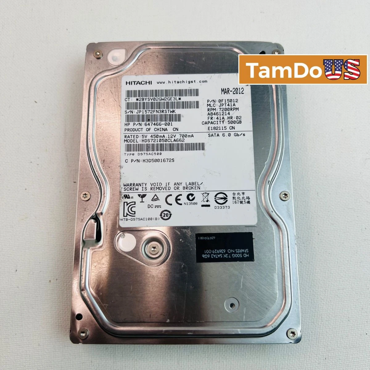 Hitachi 500GB Computer Internal Hard Disk Drives for Sale - eBay