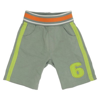 Hema, Freizeitshorts, Größe: 74, Grau/Grün/Orange, Baumwolle #BFd