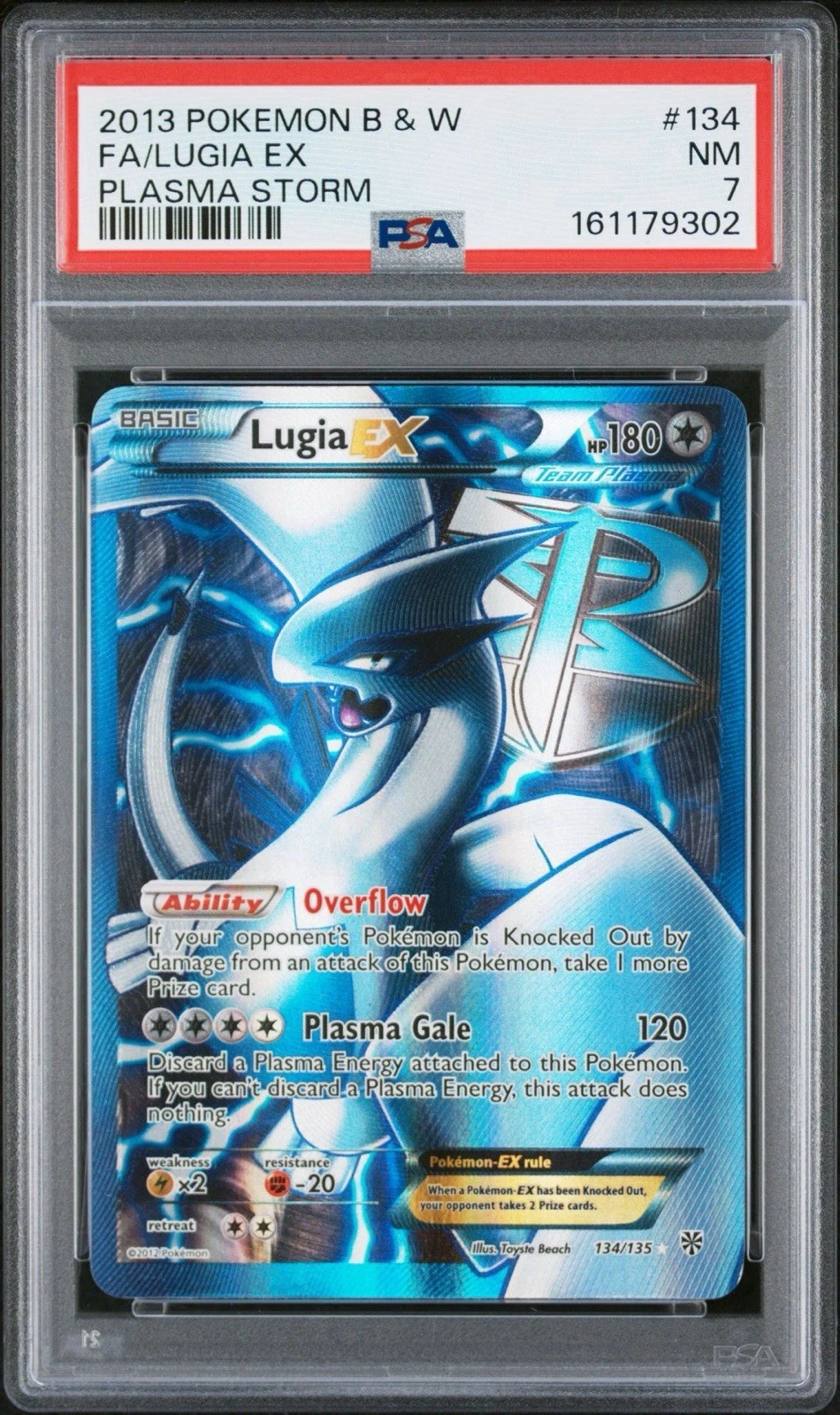 Lugia-EX - Plasma Storm #134 Price & Value ($1344.24) | PokeScope
