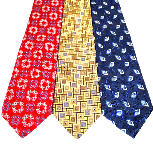 Lot Of 3- Robert Talbott Best Of Class Silk Tie Necktie Handmade USA