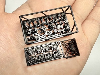 1:350 Bismarck Anti-Aircraft Accessory Set A Unpainted