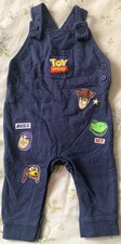 Primark Disney Pixar Toy Story Navy Blue Dungarees, 6-9 Months