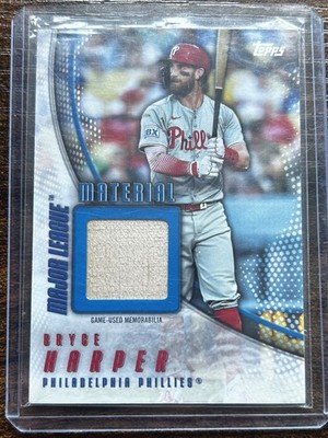 Topps 2025 Major League Material Bryce Harper Phillies Blue #MLM-BH /150 🔥