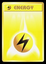 Lightning Energy Base Set LP Japanese Pokemon Card TCG