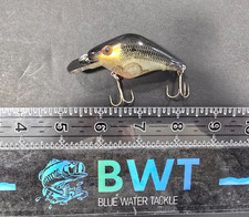 Mann's Vintage Shallow Razor Back Pig Double Stamped Lure: Clr Sparkle Blk Back