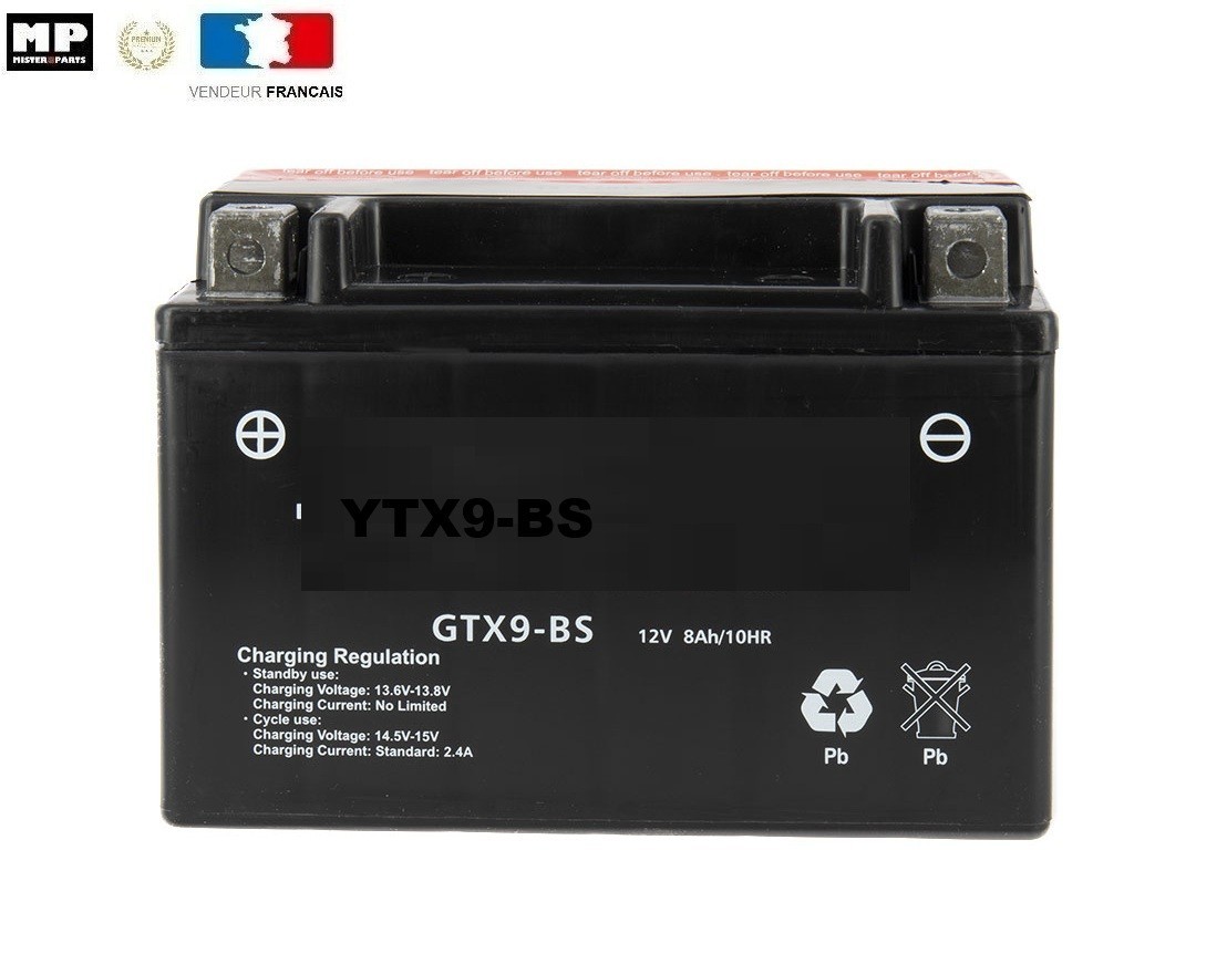 Plus de panne de démarrage : Batterie YTX9-BS CTX9-BS étanche pour Arctic Cat DVX 400