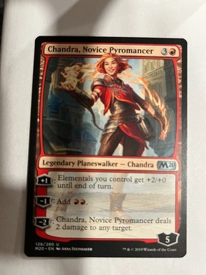 Chandra, Novice Pyromancer - 2020 Core Set M20 - Magic the Gathering MTG Nice!