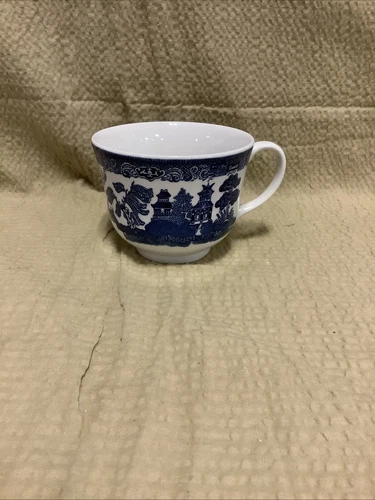 Johnson Bros China Tea Coffee Cups Classic Blue Willow Ware Made In England