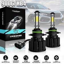9006 Hb4 Led Headlight Bulbs Kit For 2002-2009 Chevrolet Trailblazer Low Beam