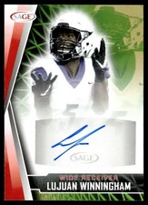 2022 SAGE Autographs Red Lujuan Winningham Auto Central Arkansas Bears #A-LW