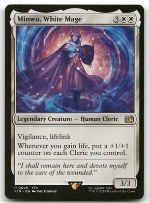 Minwu, White Mage MTG FINAL FANTASY 26 R NM
