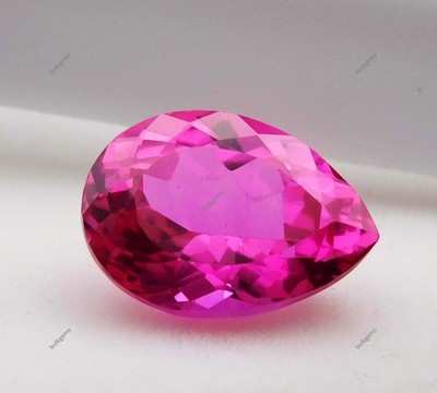 7,90 ct echter natürlicher rosa Saphir Birnenschliff zertifizierter loser Ede...