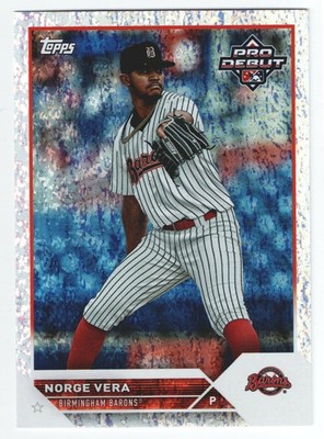 2023 Topps Pro Debut Norge Vera Rookie RC Sparkle Foil Parallel /175 #PD-199