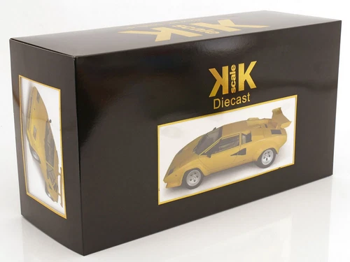 KK Scale 1:12 LAMBORGHINI COUNTACH LP 5000S QV YELLOW 1985 - KKDC120144 - Imagen 10 de 10