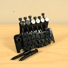 80’s Kramer Guitar Original 1984 Floyd Rose Tremolo Bridge Black