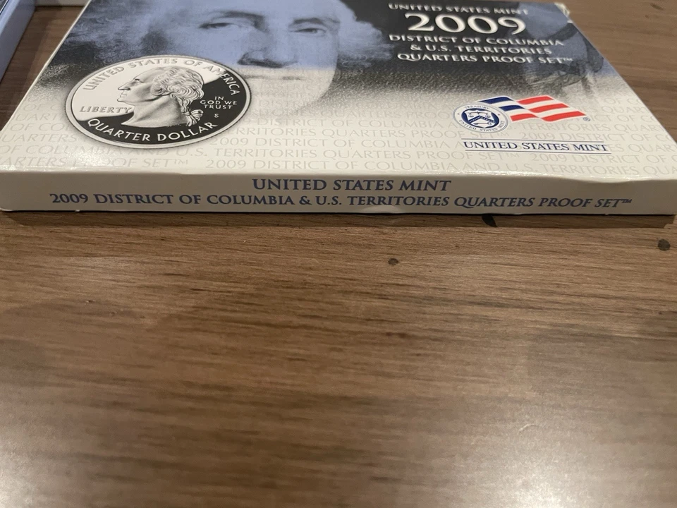 Nine - 2009 S DC & US Territories Quarters Proof Set With Box And COA - Image 3 of 3
