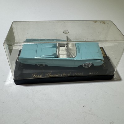 Suggested Title: Solido 1961 Ford Thunderbird Convertible Light Blue 1:43