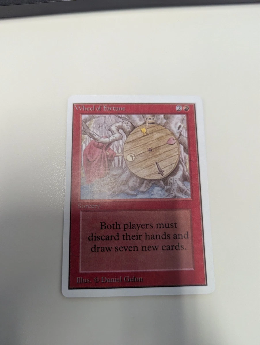 Wheel Of Fortune In Individual Magic: The Gathering Cards for sale