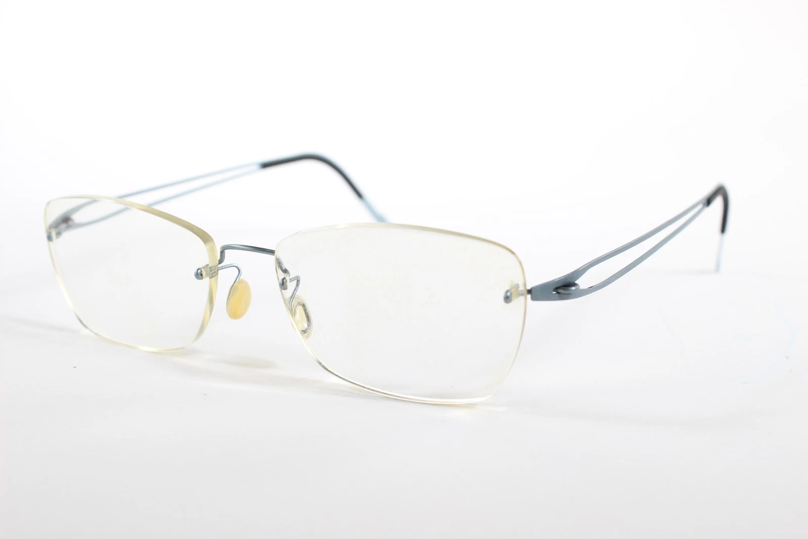 LINDBERG SPIRIT TITANIUM Eyeglasses T602 Women Blue Rimless Glasses Frames 50 mm