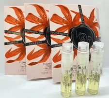 3 x FLOWERBOMB TIGER LILY VIKTOR & ROLF 0.04oz / 1.2ml ea EDP Spray NEW