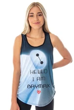 Disney Women's Juniors Big Hero 6 I Am Baymax Racerback Muscle Tank Top Adult
