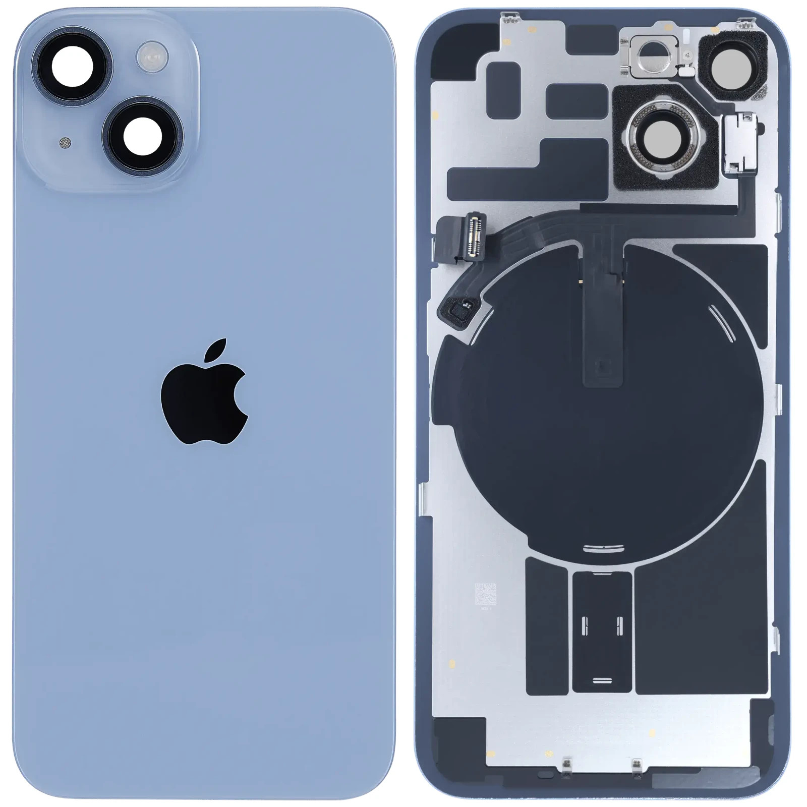 Original iPhone 14 back glass pulled (Blue)