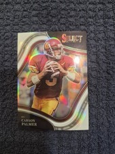 Carson Palmer 2022 Select Draft Picks #192 Field Level White Refractor /35