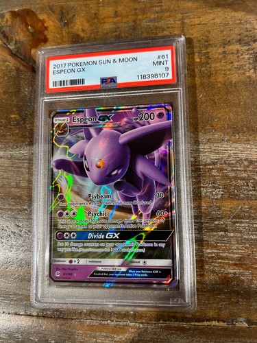 Espeon-GX graded PSA 9 for sale on eBay