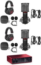 Focusrite SCARLETT 16I16 4G 4th Gen Audio Recording Interface 2 Headphones Mics