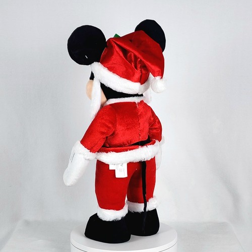 Mickey Mouse Santa Clause Christmas 23" Porch Greeter by Disney-Gemmy Industries - Picture 6 of 13