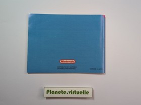 MANUAL KIRBY'S ADVENTURE NINTENDO NES FRA 🌟