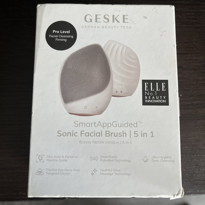 Geske Smart App Guided Sonic Facial Brush 5 In 1 - Pro Level 