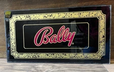 Vintage Bally Las Vegas Casino Resort Slot Machine Belly Glass Sign Slots