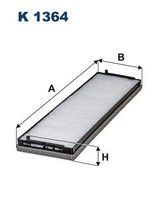 Filtron Filter, Innenraumluft K 1365A FüR Tesla