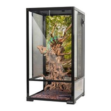 REPTI ZOO 33 Gallon 16" x 16" x 30" Vertical Reptile Cages With Wire Mesh Screen