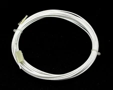 Alpha Wire 9188A, RG188A PTFE Coax Wire, White, 25ft