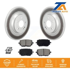 [Rear] Coat Brake Rotors Ceramic Pad Kit For Mercedes-Benz GLB250 GLA250 EQB 350