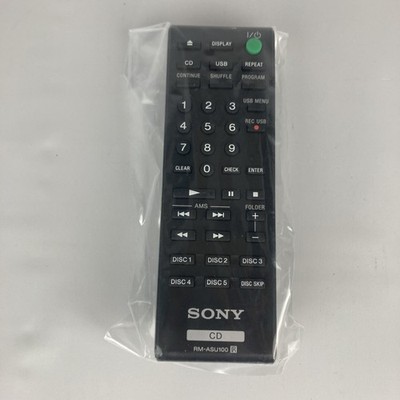 Genuine Sony CDP-CE500 Compact Disc CD Player Remote Control RM-ASU100