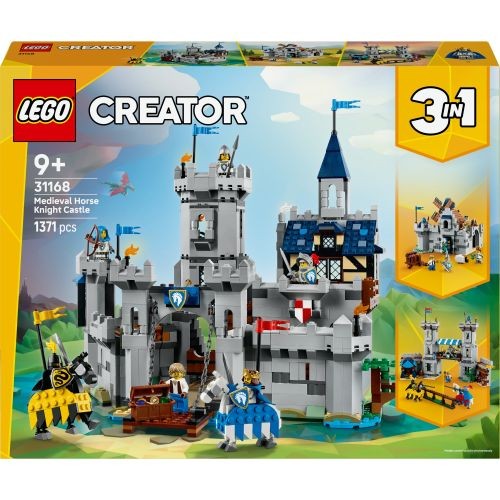 Lego Unisex Creator 3-In-1 Set Da Gioco Castello Dei Cavalieri Medievali 31168 - Immagine 4