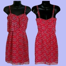 BCBGeneration Women's Hot Pink Sundress Sz 0 ☆Little Pink Dress☆ Feminine