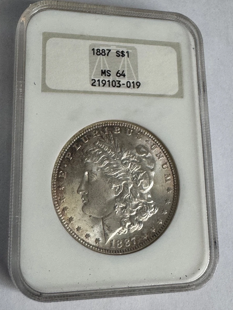 MS 64 Graded 1887 Year Morgan US Dollars (1878-1921) for sale | eBay